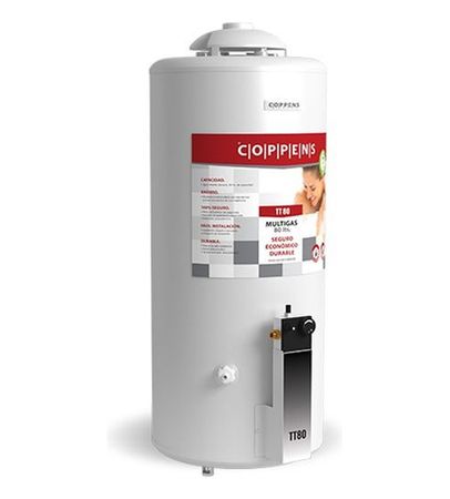 Termotanque Mgas 080l Col/Pie C/Sup Ttq80 Coppens