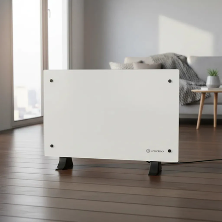 panel de vidrio 1200w bpvwb01 whitenblack