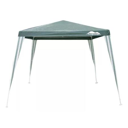 Gazebo exterior 3x3 verde oscuro para patio y eventos.
