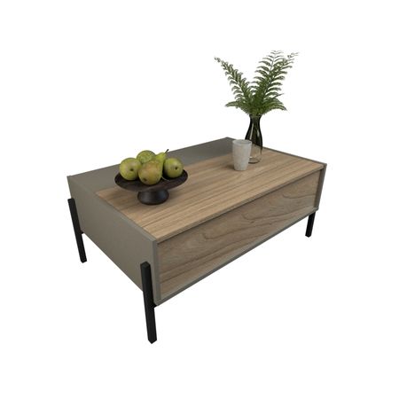 Mesa Ratona Con Puerta Tables Cod: 2023 Gris-Olmo Finlandes