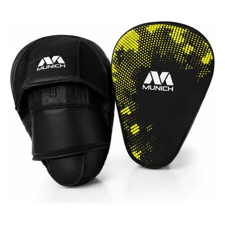 Guante Foco Munich Pilman Boxeo Profesional Alto Impacto Amarillo