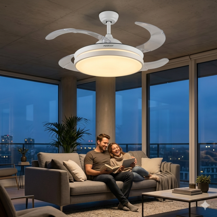 Ventilador Techo Retráctil Peabody Pe-vtrdc411b 42 Pulgadas - Vista 6