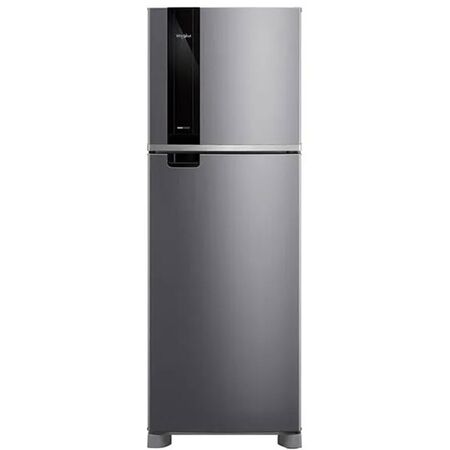 Heladera No Frost  Whirlpool Inverter 403 Litros Acero Inoxidable Wrm46mk