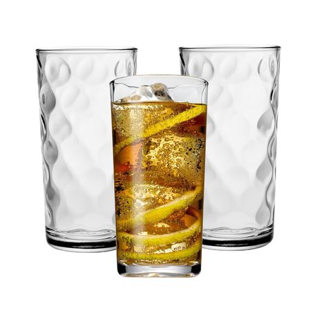 Set X 3 Vasos Vidrio Agua Tragos Pasabahce Space