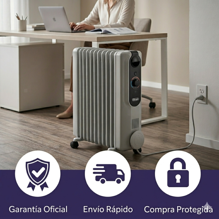 Radiador De Aceite Delonghi Trrse0920 2000w Easytronic 60m3 - Vista 9
