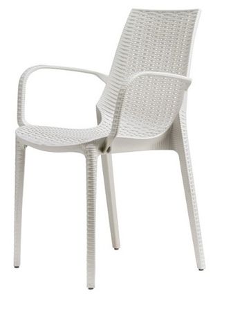 Silla plastica Simil Rattan Melody Quality Plastic