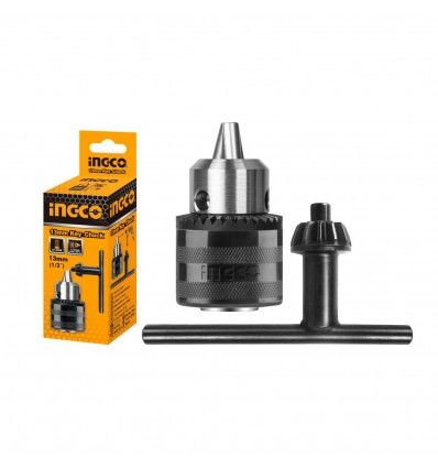 Mandril de 13mm rosca de 1/2 con llave Ingco KC1301