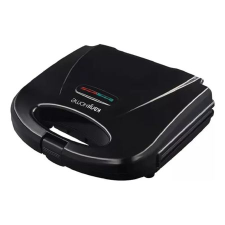 Sandwichera Kanji Kjh-sm700sb Antideslizante 700w Negra Negro