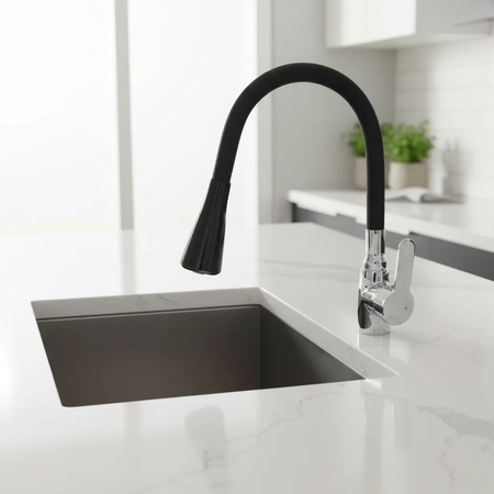 Grifería Flexible Monocomando Para Cocina.