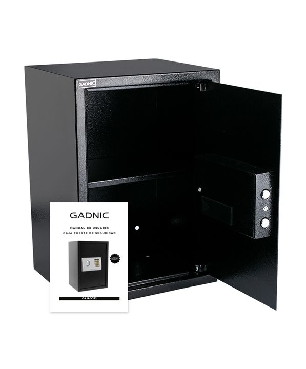 Caja Fuerte Gadnic Seguridad Reforzada Digital Con Llave y Teclado - Vista 7