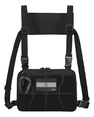 Pechera Tactica Ajustable Con Velcro Vietcong Negro