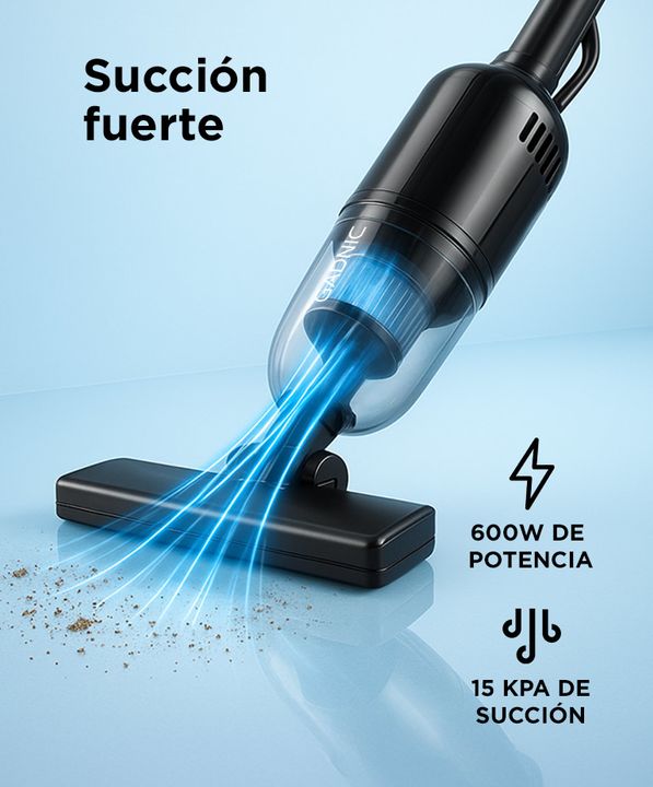 Aspiradora Vertical Gadnic 2 en 1 de Mano 600W - Vista 3
