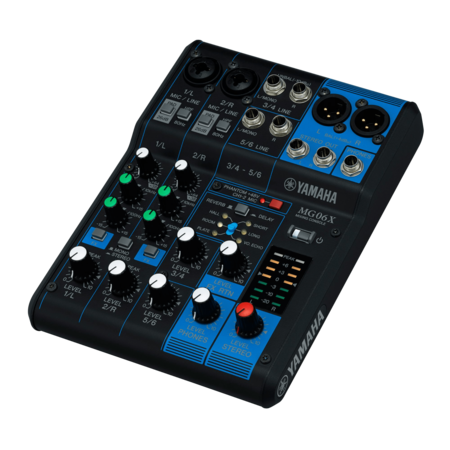 Mixer de 6 canales Yamaha MG06X