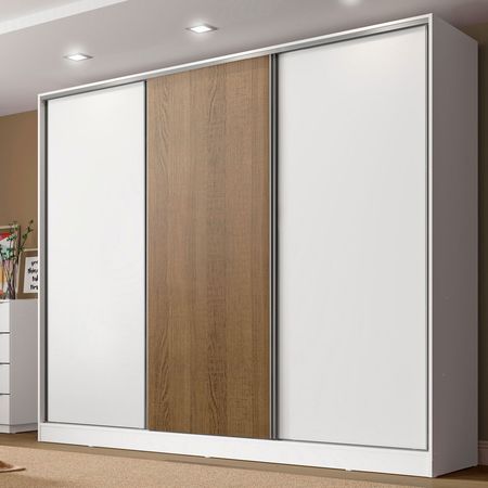 Placard Ropero 100% Mdf Madesa Royale 3 Puertas Corredizas 08
