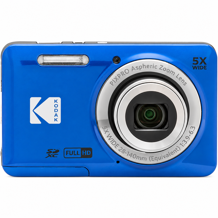 Camara Digital Kodak Pixpro FZ55 16MP Zoom Optico 5x Full HD Blue