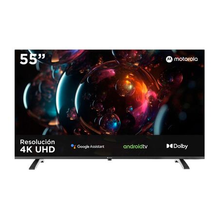 Televisor Smart Tv Motorola MT5510 55 Pulgadas 4K UHD Android Tv 3 HDMI WiFi Bluetooth
