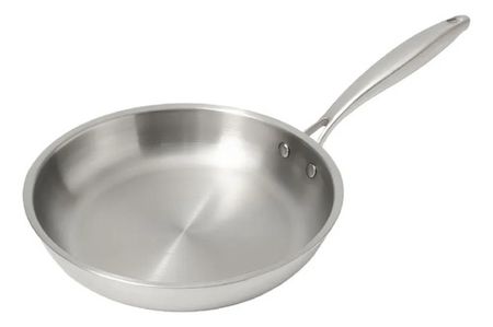 Sartén De Acero Inoxidable De 24 Cm Hudson Plateado