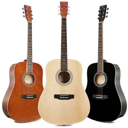 SX SD104G . Guitarra acústica dreadnought brillante con rosewood. Sonido y presencia