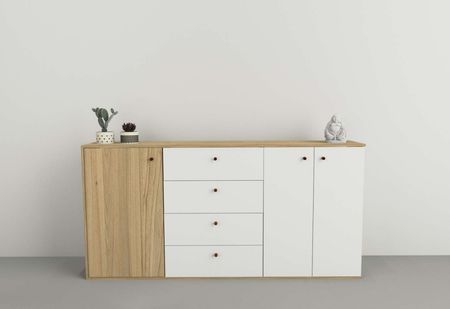 Bahiut 1,75m 3 Puertas|4 Cajones Olmo F.|everest Tables