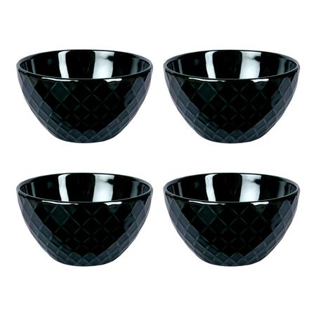 Set x 4 Bowls Compotera Dip Envejecido Aston Ceramica