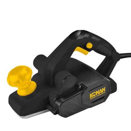 Cepilladora De Mano 750w Konan 82x2mm Carpinteria Negro