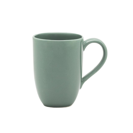 Set 12 Taza Jarro Mug 350 Ml Samambaia Cerámica Oxford Verde Samambaia