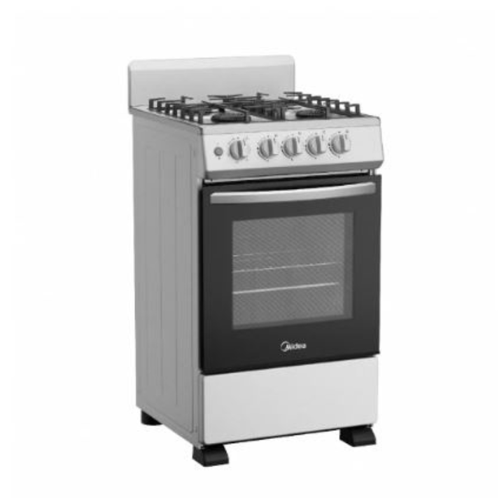 Cocina Multigas 4 Hornallas 50cm 20tmg4pgar1 Gris Midea - Vista 3