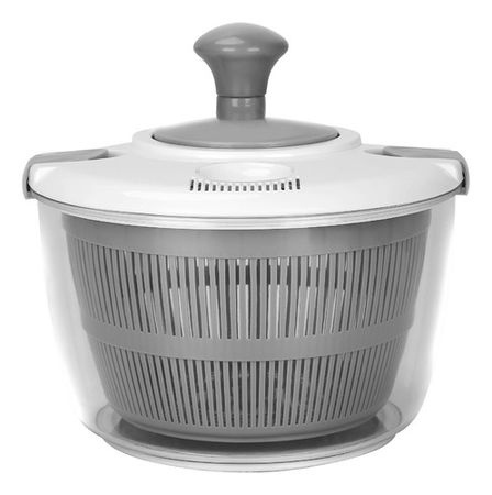 Centrifugador Plástico Para Verduras De 5 L Hudson Blanco