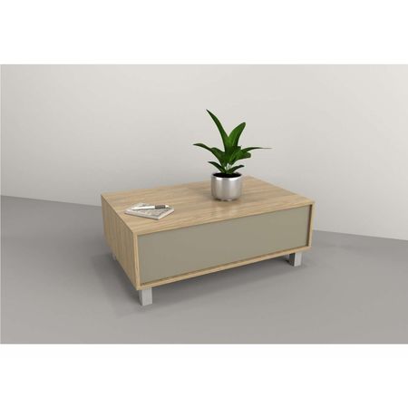 Mesa Ratona Con Cajon Tables Cod: 2021 Olmo Finlandes-Gris