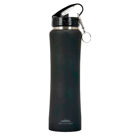 Botella Térmica Negra Sport Gadnic Acero 500ml
