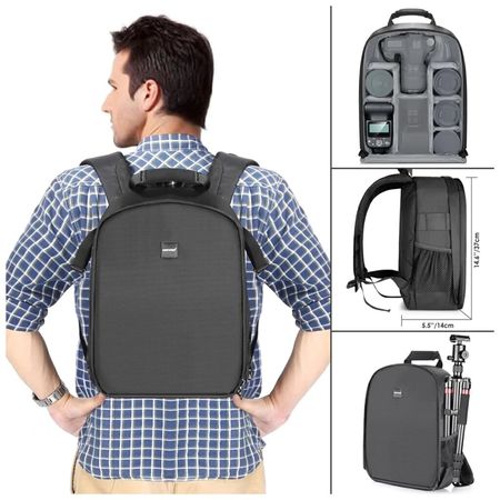 Neewer NB-MF. Mochila para cámara configurable. Equipo protegido y ordenado