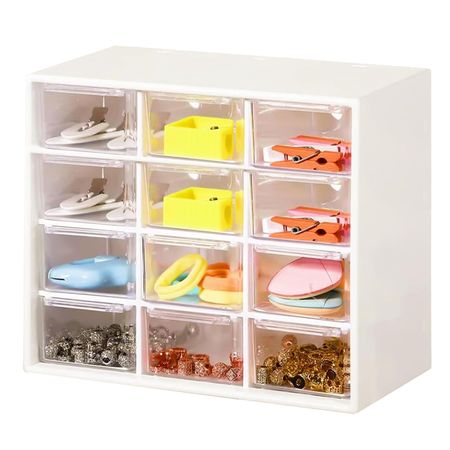 Gavetero Gadnic 12 Cajones De Almacenamiento Maquillaje Manualidades