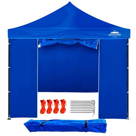 Gazebo Gadnic 3x3 Plegable Impermeable Uso Temporal Toldo Con Paredes Y Puerta Cierre Relámpago