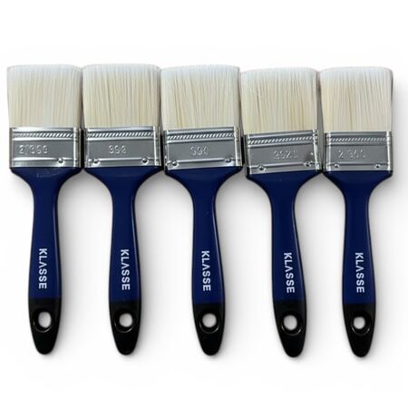 Set De 5 Pinceles Para Pintura Klasse 1 A 3 Pulgadas Cerdas Sintéticas (KS7700)
