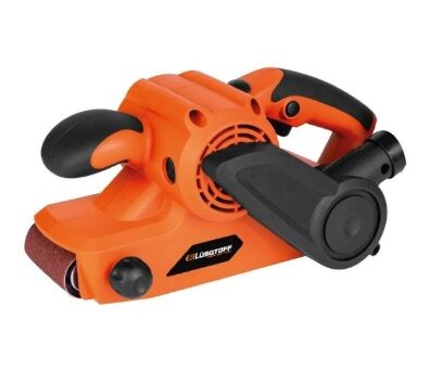 Lijadora Banda 76mm 380rpm Lusqtoff Lbl810-7 810w Con Bolsa Naranja 50 Hz