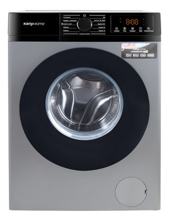 Lavarropa Kanji Home 8kg Inverter Kjh-wmcfsl Gris 1200rpm