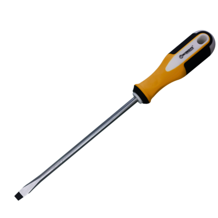Destornillador Punta Plana 200mm Mango Ergonomico Imantada