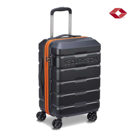 Valija Cabina Expand Securitech Citadel Delsey Rigida Negro
