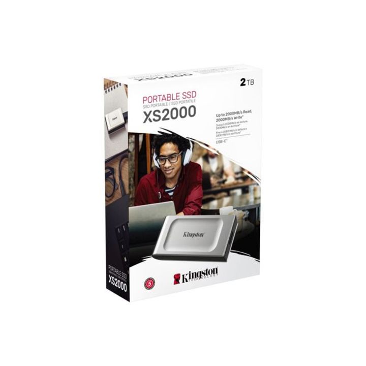 Disco Solido Externo Kingston 2TB SXS2000 Kng - Vista 1