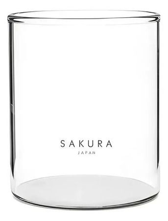 Set 6 Vasos De Vidrio Sakura Prisma Off White 400ml Off White