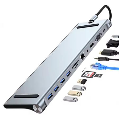 Adaptador Hub Gadnic 11 Puertos Para Mac y Pc