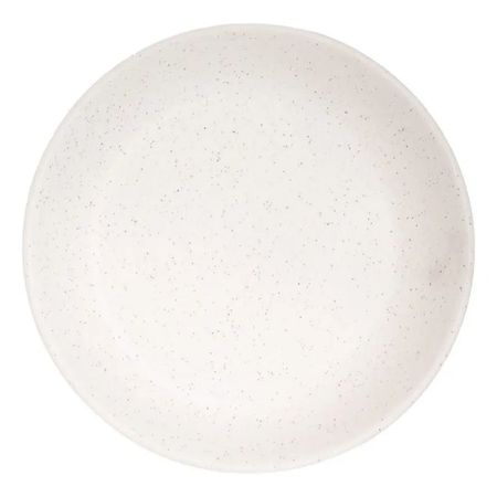 Set X 6 Plato Hondo 20,5 Cm Flat Baunilha Oxford Cerámica Baunilha Flat Baunilha