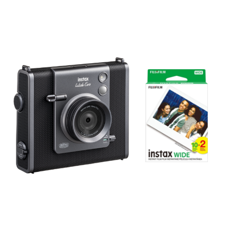 Camara e Impresora Hibrida Instax Wide Evo premium con20 Fotos