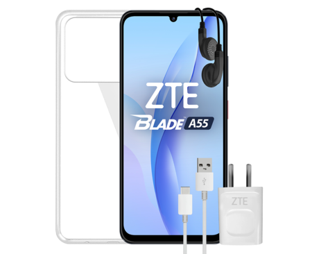 Celular ZTE Blade A55 128+4GB 6,75" Black