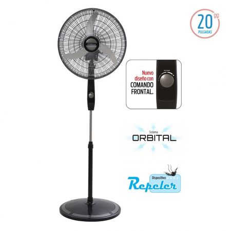 Ventilador Liliana de Pie 20 pulgadas Parrilla Cromada