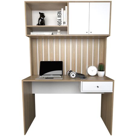 Escritorio Varillado Con Alzada Tables Cod: 3104 Olmo Finlandes-Everest