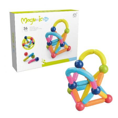 Juego de Construcción Palitos Magnéticos MG61 36 Piezas