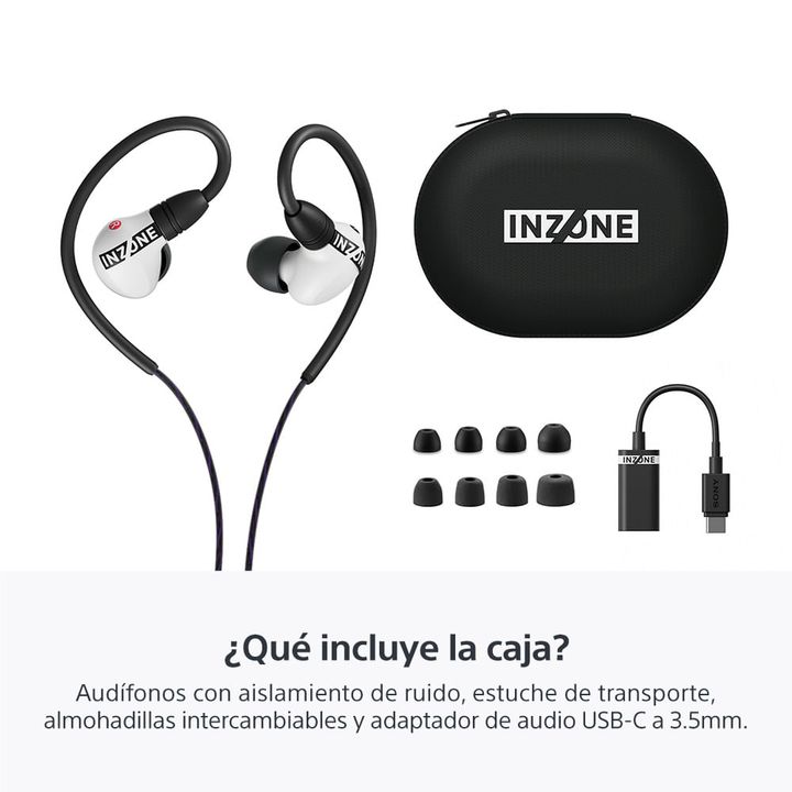 Auriculares gamer in-ear Sony INZONE E9 - Vista 6