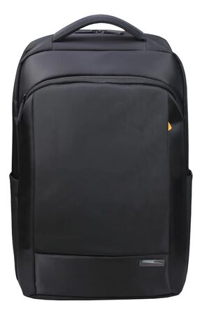 Mochila Kossok Cairo Ejecutiva Porta Laptop Premium Negro/Amarillo Liso