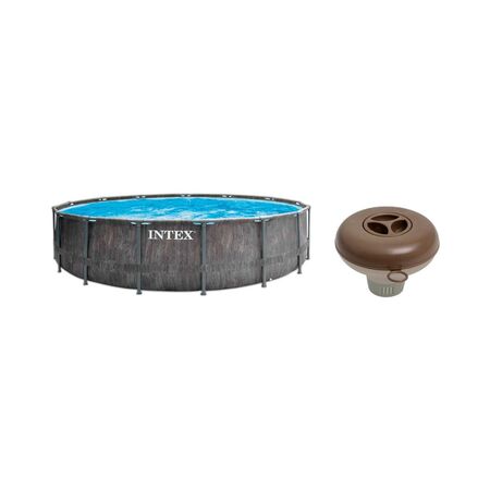 Combo Pileta Intex 457x122cm 16805L + Boya Cloro Intex